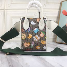 Mini designer tote bag purse crossbody clutch bag womens handbag luxury designer purse travel shopping totes cartoon high quality shoulder phone bag lady 5 Colours