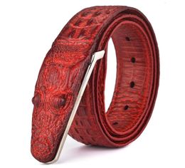 2020Mens Belts Luxury Leather Designer Belt Men High Quality Ceinture Homme Cinto Masculino Luxo Crocodile Cinturones Hombre 2020 9188158