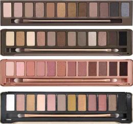 2018 In stock quality Nude eye shadow palette smoky makeup Palette 12 color nude pallet Matte Natual eyeshadow Cosmetics1049043