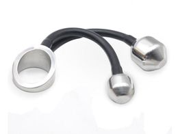 Male Stainless Steel Prostate Stimulation Anal Plug With Cock Ring Butt Plug Massager Scrotum Ring Adult BDSM Sex Anus Toy For Men4123067