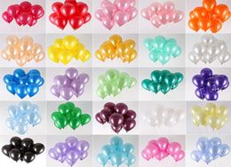 100Pcs Lot Birthday Balloons 10inch 15g Latex Helium Balloon Thickening Pearl Party Balloon Party Ball Kid Child Toy Wedding Ball5924438