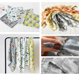 new Cotton Baby Blankets Newborn Soft Organic Cotton Baby Blanket Muslin Swaddle Wrap Feeding Burp Cloth Towel Scarf Baby Stuff4628865708