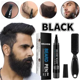 Products Beard Filling Pen Beard Pencil Beard Enhancer Brush Beard Colouring Shaping Tools Black Brown Hair Pencil Moustache Repair Tools