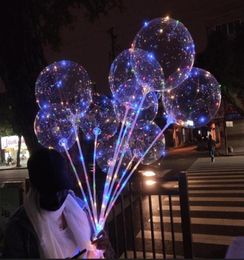 LED Lights Balloons Night Lighting Bobo Ball Multicolor Decoration Balloon Wedding Decorative Bright Lighter Balloons Wit5414555