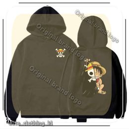 Anime One Piece Hoodies Men Women Fashion Luffy Pullover Oversize Hoodie Sweat Kids Hip Hop Coat Boys Boys Abbigliamento da uomo Sudaderas 174