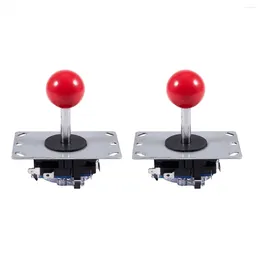 Game Controllers 2X Red Joystick 8 Way Controller For Arcade Games