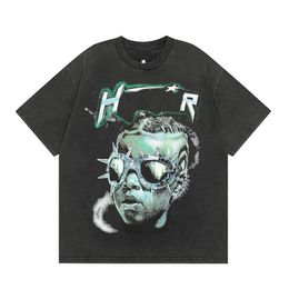 Hellstart Shirt Classic Graphic Tee Designer Mens Hellstart T Shirt Vintage T-Shirts Hip Hop Summer Hellstarshirt Womens Tops Cotton Short Sleeve Clothes 375