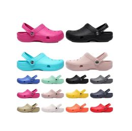 Designer Custom Shoes Designer Sandals Slippers Classic Men's Slippers Ladies Triple White Black Blue Green Pink Red Free shipping Outdoor waterproof shoes 10A