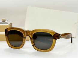 Sunglasses For Men and Women 219036 Fashion Summer Travel Leisure Style UV400 Anti-Ultraviolet Retro Plate Oval Acetate Full Frame Eyeglasses Random Box