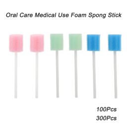 Toothbrush 100Pcs/Pack Cleaning Mouth Oral Care Medical Use Foam Sponge Stick Sterile Dental Swabsticks Disposable Brushing Tooth Swabs