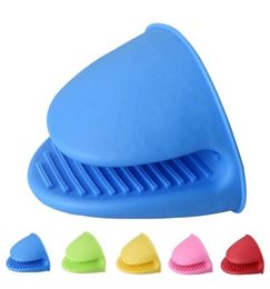 Silicone Heat Resistant Gloves Clips Insulation Non Stick Antislip Pot Bowel Holder Clip Cooking Baking Oven Mitts JK20051991749