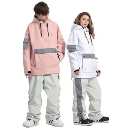 Jackets Luminous Pullover Sweater Women's or Men's Snow Suit Wear Snowboarding Clothing Winter 15K Waterproof Costume Ski Jackets Unsex