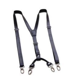 15cm Real Leather Mans Suspenders Fashion Hook Buckle Braces Elastic Adjustable Suspensorio Bretelles Tirantes Casual Trousers9539858