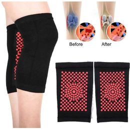 1 Pair Self Heating Support Knee Pads Arthritis Joint Pain Relief Recovery Wormwood Physiotherapy Leg Warmer 240425