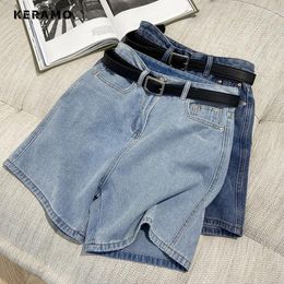 Women's Jeans 2024 Summer Y2K Harajuku High Waist Streetwear Solid Baggy Jean Shorts For Women Casual Loose Fit American Retro Denim