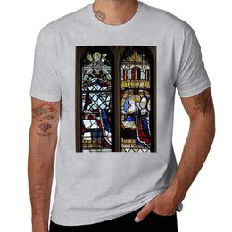 Men's Tank Tops Medieval Stained Glass T-shirt Quick-drying Oversizeds Mens Plain T Shirts