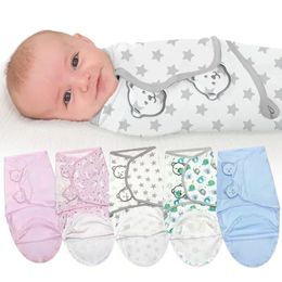 12PCSBabies Sleeping Bags born Baby Swaddle Wrap Envelope 100Cotton 06 Months Swaddling Sleepsack 240417