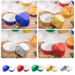 Moulds 100 Pieces Cupcake Paper Liners Mini NonStick Muffin Baking Moulds DIY Pastry Chocolate Home Kitchen Bakeware