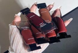 Lip Gloss Color Black Mirror Water Glaze High Moisturizing Sexy Red Tint Lipstick Makeup Lasting NonStick Cup GlossLip1020668