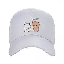 Berets Men Women Dudu Bubu Panda Bear Hats Fitted Baseball Cap Snapback Caps Cute Cartoon Dad Hat Sun Adjustable Summer
