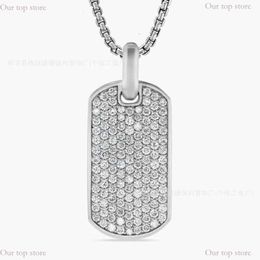 Desginer David Yurma Jewellery Classic Chain Design David Necklace Popular Full Diamond Tag Pendant Cross Bangle Bracelet Dy Jewellery 432