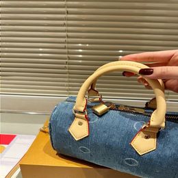 LOULS BAG VUTTTT Designer bag Women Luxury Bag Denim Pillow 24SS Bag Handbag Shoulder Womens Bag Goddess Makeup Bag Purse Motorcycle 20CM Bag tote bag wallets