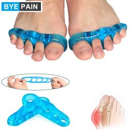 Treatment 1Pair Toe Separator Gel Hallux Valgus Corrector Silicone Orthopedic Hammer Toe Straightener Spreader Foot Care Tool