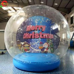 4m dia (13.5ft) with blower Free Air Ship Outdoor Activities Birthday Party Events Giant Inflatable Human Snow Globe Photo Booth For Wedding