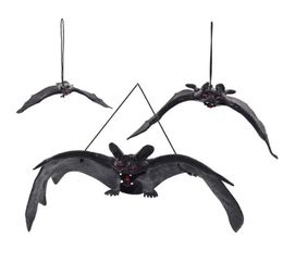 Halloween Simulation Bats Trick Toy Hanging Vampire Pendant Scary Bat April Fool039s Day Halloween Decorations Party Props JK199656347