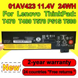 Batteries 11.4V 24Wh Laptop Battery For Lenovo ThinkPad T470 T480 T570 T580 P51S 01AV422 01AV423 01AV424 01AV425 01AV426 01AV427 01AV428