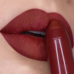 Nude Brown Lipliner Pen Waterproof Sexy Red Matte Contour Tint Lipstick Lasting Nonstick Cup Lips Makeup Cosmetic 240425
