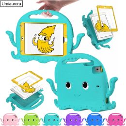 Case Kid Cartoon EVA Stand Cover for IPad 7th 8th 9th 10.2 6th Gen 9.7 2018 Mini Air 2 3 4 5 10.9 Pro 11 Tablet Shockproof Case Shell