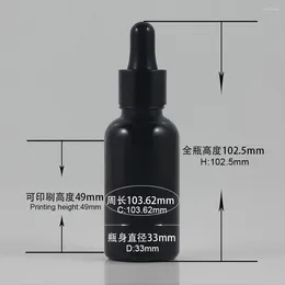 Storage Bottles 100pcs/lot 30ml Glass Dropper Bottle Vial And Liquid Refillable Containers Package 1 Ounce Essential Oil