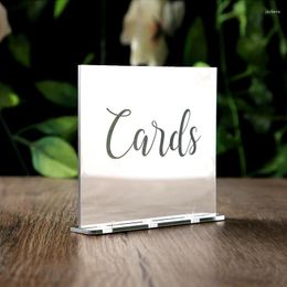 Party Decoration XY-Cards And Gifts Acrylic Sign & Wedding Guestbook - Gift Table Pair For Weddings Parties Events