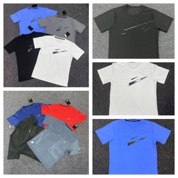 sport mens tshirt Breathable tech designer round neck short sleeve quick drying shirts fleecess fashion short sleeve style multiple styles to choose from