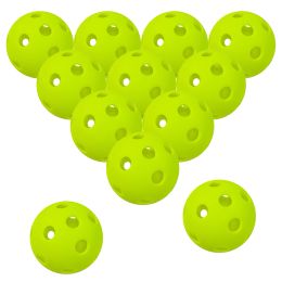 Tennis Indoor Pickleball Balls Paddle Ball 26 Holes Pickleball Sport Training Practise Plastic Pickleball Airflow Hollow Balls