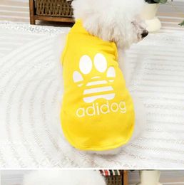 MFUP Dog Apparel Soft Pet Dog Clothes for Small Dogs Summer Pomeranian Bichon Teddy Dog Thin Vest Breathable Cool Cat Puppy Clothing Pet T Shirt d240426