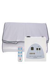 Quick effect 2 Zone Infrared Sauna Blanket FIR Far infrared Slimming heating SPA Therapy PORTABLE WEIGHT LOSS DETOX machine2689825