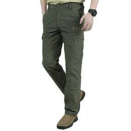 Men's Pants Quick dry casual pants mens summer military style mens Trousers mens tactical cargo pants mens lightweight waterproof TrousersL2404