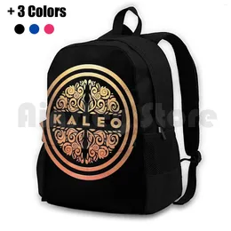 Backpack Kaleo Band Outdoor Hiking Waterproof Camping Travel Iceland No Good A B