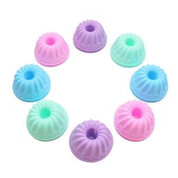 Moulds Set Of 12 Silicone Mini Bundt Cake Pan Non Stick Small Kugelhopf Muffin/Baking Cups Cupcake Liners 10105