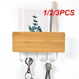 Hooks 1/2/3PCS Rack Storage Key Wooden Hanger Home Wall Vintage Hallway Space Saving Small Bedroom Door Back Decorative Room