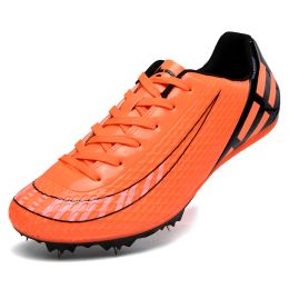 Boots Running Sprint Shoes Track and Field Spikes Spiked Shoes Racing Sneakers Lightweight Running Training Athletic Sport Long Jump