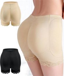 Butt Lifter Pants Women Fake Buttocks Plump Hips Large Size Body Shaping Panties Lace Ass with Pad Boxer Shapewear Shorts 2206295456646