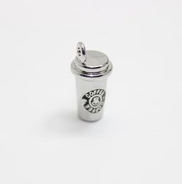 New fashion 12pcs 10x16mm coffee cap charms 3D Coffee Cup Charm pendant for DIY Bracelet Necklace Diy Jewelry For Coffee Maker1506196