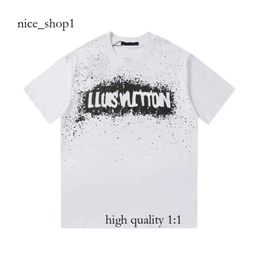 Louiseviutionbag Shirt Designer Mens T Shirt Womens Designer Clothing Loose High Quality Versatile Trendy T-Shirt M-3Xl 674 Shirt 889