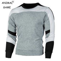 Sweatshirts Mens Hoodies Sweatshirts Mens casual Crewneck sweatshirt Colour block Autumn Spring Pullover sweatshirt 240425