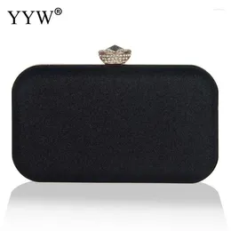 Evening Bags Women'S Mini Bag Fashion Clutch Banquet Purse Wallets Girls Shoulder Messenger Black Luxury Party Night Clutches