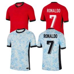 2023 2024 portugals soccer jerseys RUBEN RONALDO Portugieser 23 24 Portuguese football shirt Men Kids kit sets Competition uniform team Portugals tops