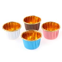 Moulds 50Pcs Muffin Cupcake Liner Cake Wrappers Baking Cup Tray Case Cake Paper Cups Pastry Tools Party Supplies